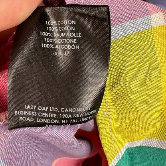 Lazy Oaf Golden Years Check Shirt - Picture 7 of 8